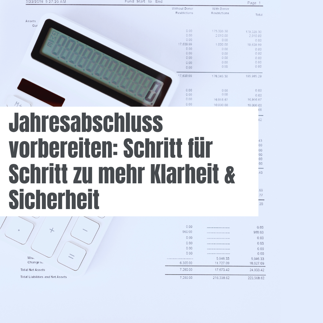 Jahresabschluss und finanzielle Planung